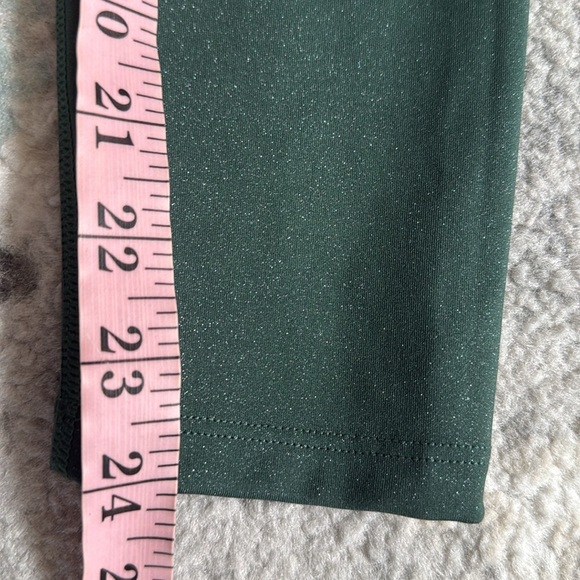 Carbon 38 Shine Powder Legging Evergreen Yoga Gym Train - Picture 5 of 10